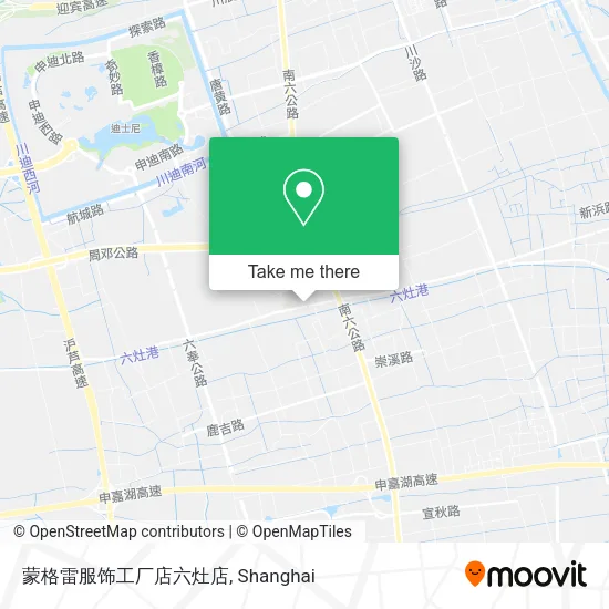蒙格雷服饰工厂店六灶店 map