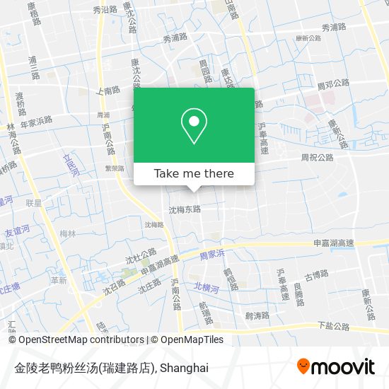 金陵老鸭粉丝汤(瑞建路店) map