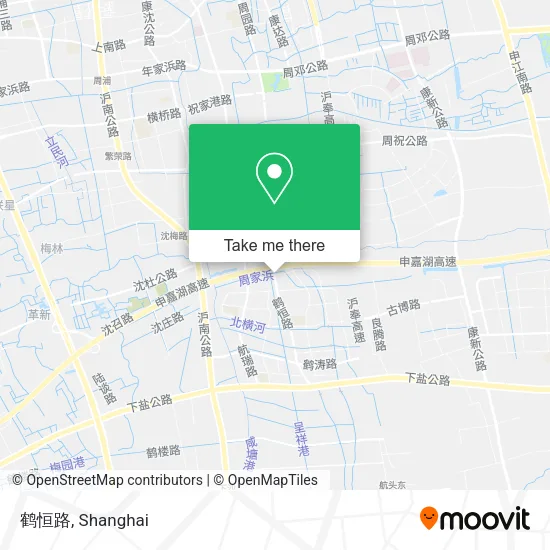 鹤恒路 map