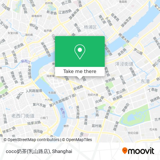 coco奶茶(乳山路店) map