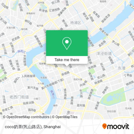 coco奶茶(乳山路店) map