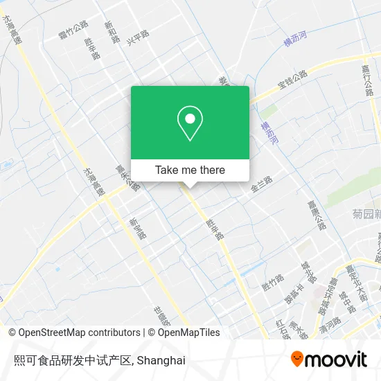 熙可食品研发中试产区 map