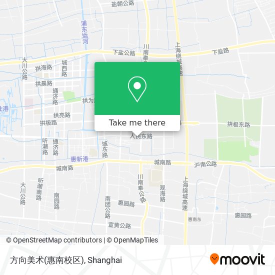 方向美术(惠南校区) map