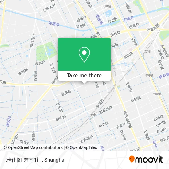 雅仕阁-东南1门 map