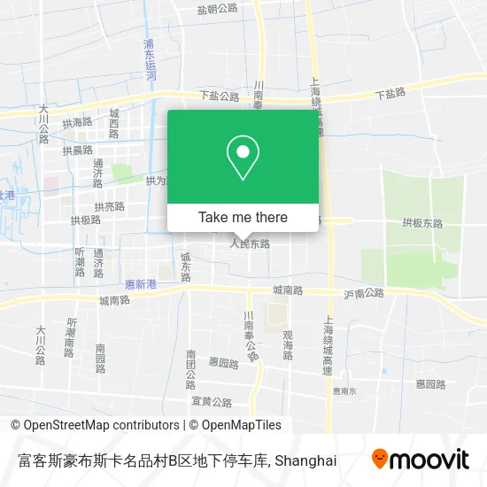 富客斯豪布斯卡名品村B区地下停车库 map