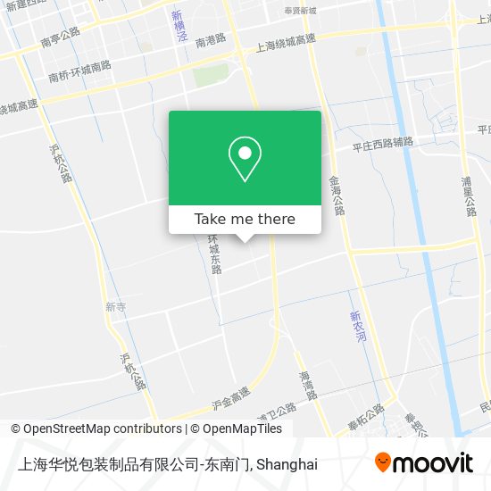 上海华悦包装制品有限公司-东南门 map