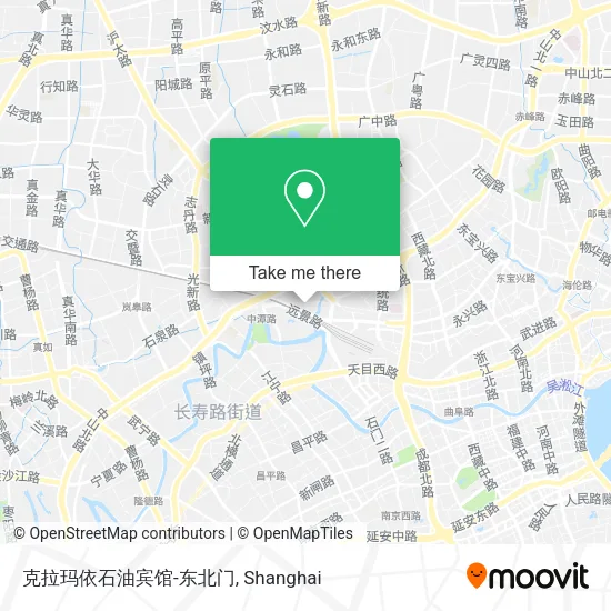 克拉玛依石油宾馆-东北门 map