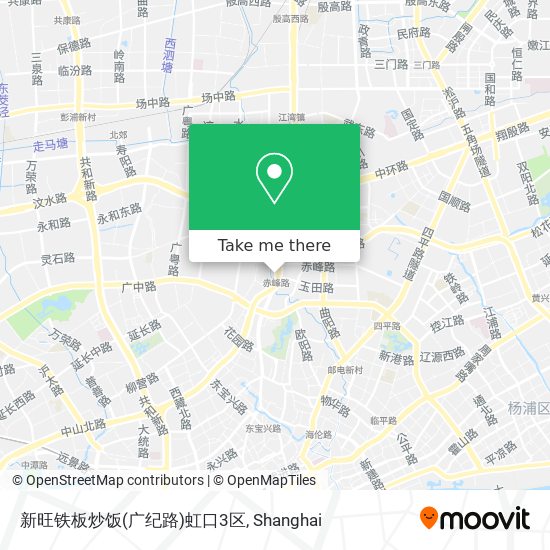 新旺铁板炒饭(广纪路)虹口3区 map