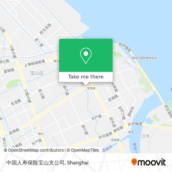 中国人寿保险宝山支公司 map