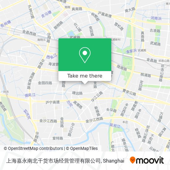 上海嘉永南北干货市场经营管理有限公司 map