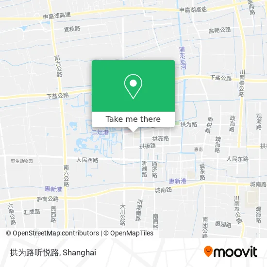 拱为路听悦路 map
