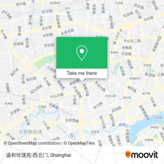 盛和玲珑苑-西北门 map