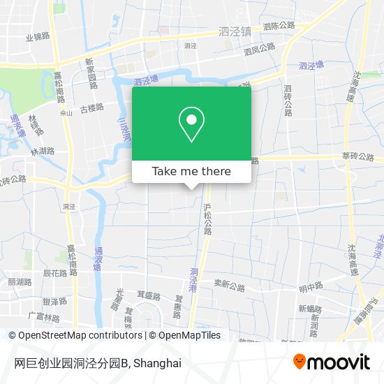 网巨创业园洞泾分园B map