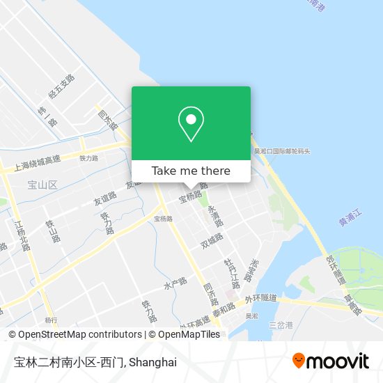 宝林二村南小区-西门 map