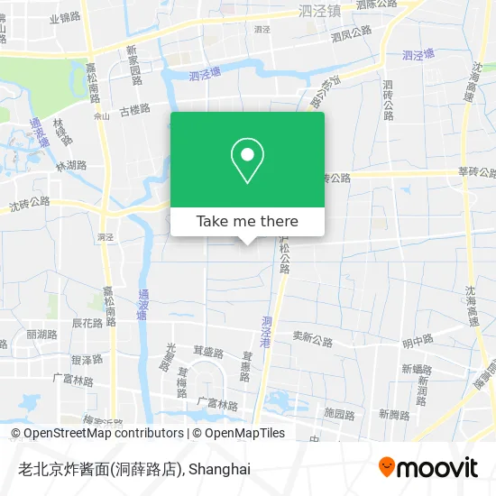 老北京炸酱面(洞薛路店) map