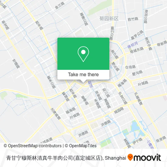 青甘宁穆斯林清真牛羊肉公司(嘉定城区店) map