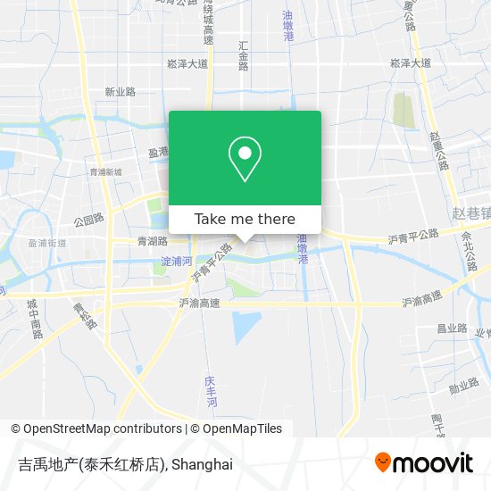 吉禹地产(泰禾红桥店) map