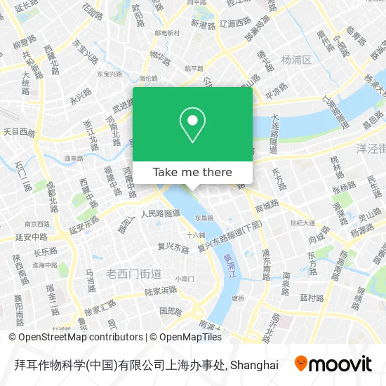 拜耳作物科学(中国)有限公司上海办事处 map