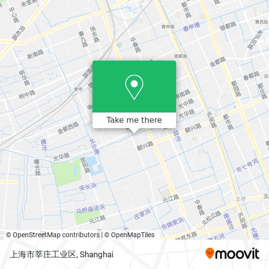 上海市莘庄工业区 map