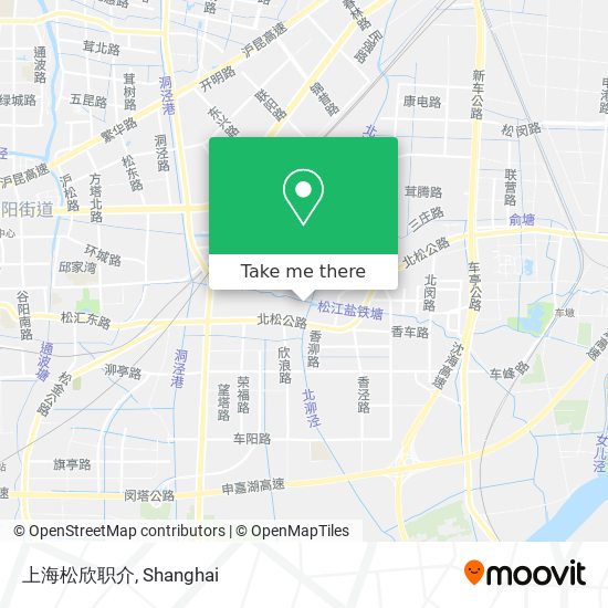 上海松欣职介 map