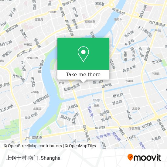 上钢十村-南门 map