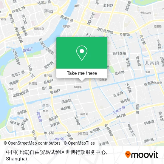 中国(上海)自由贸易试验区世博行政服务中心 map