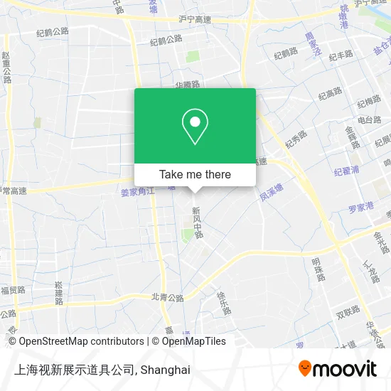 上海视新展示道具公司 map