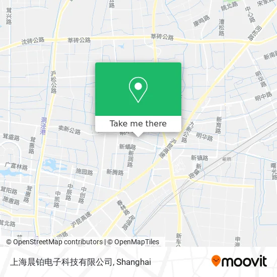 上海晨铂电子科技有限公司 map