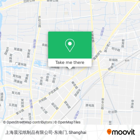 上海晨泓纸制品有限公司-东南门 map