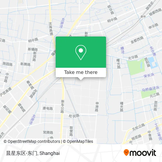 晨星东区-东门 map