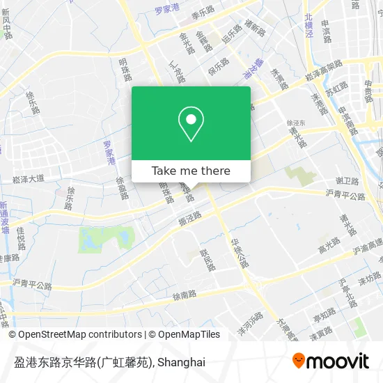 盈港东路京华路(广虹馨苑) map