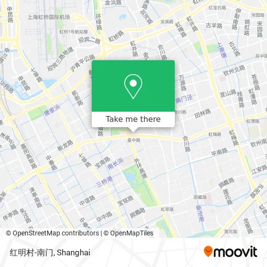 红明村-南门 map