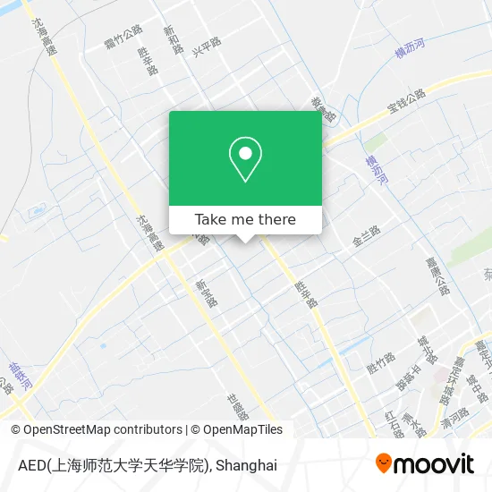 AED(上海师范大学天华学院) map