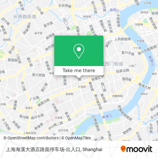 上海海溪大酒店路面停车场-出入口 map