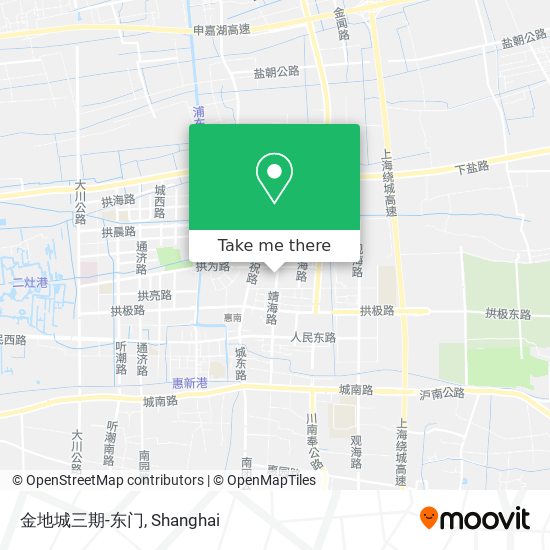 金地城三期-东门 map