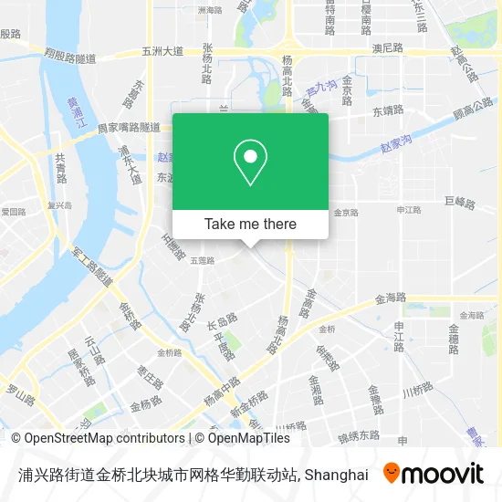 浦兴路街道金桥北块城市网格华勤联动站 map