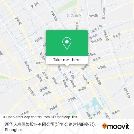 新华人寿保险股份有限公司(沪宜公路营销服务部) map