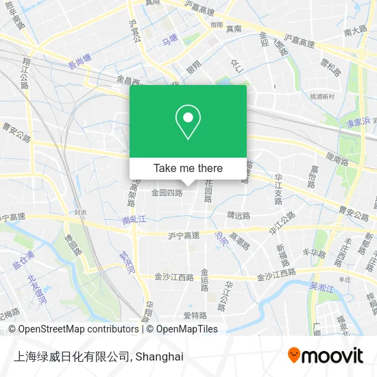 上海绿威日化有限公司 map