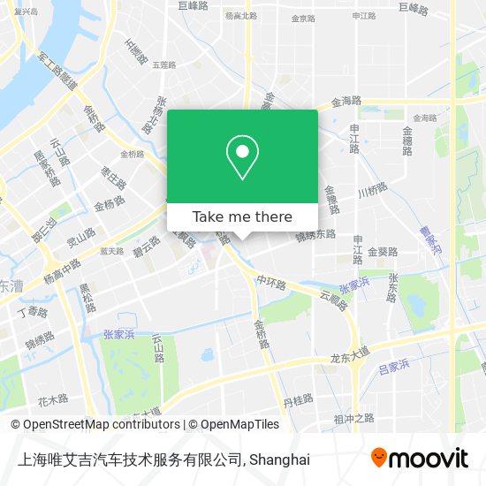 上海唯艾吉汽车技术服务有限公司 map