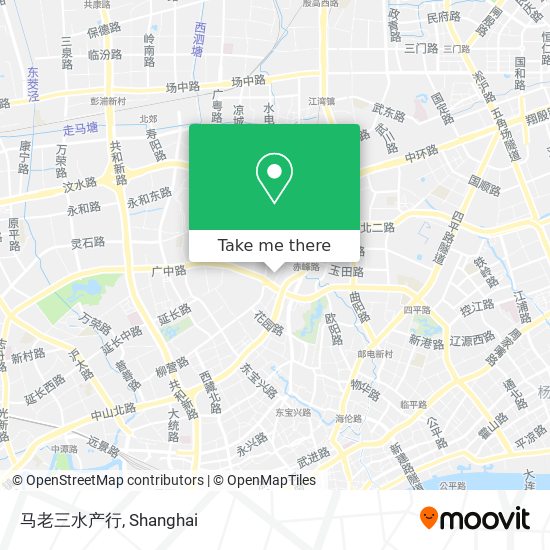 马老三水产行 map