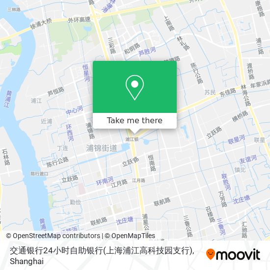 交通银行24小时自助银行(上海浦江高科技园支行) map