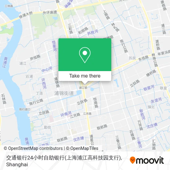 交通银行24小时自助银行(上海浦江高科技园支行) map