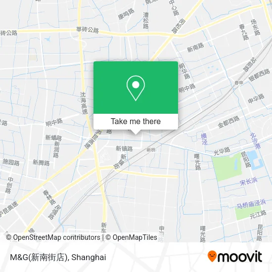M&G(新南街店) map
