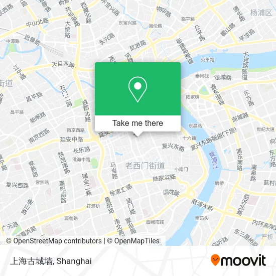 上海古城墙 map