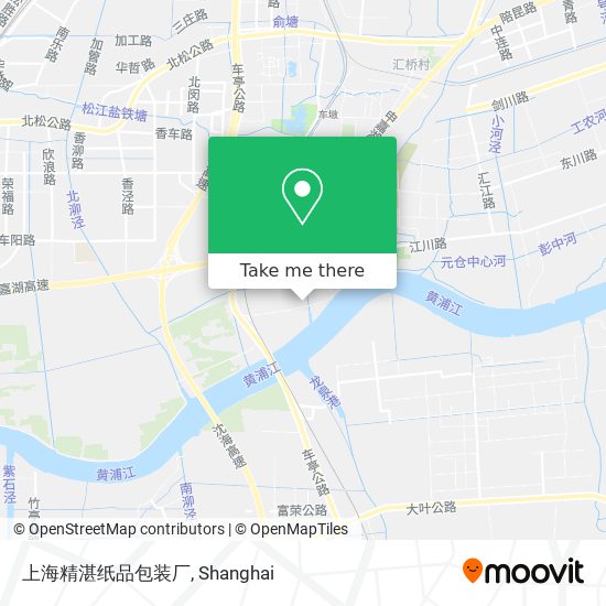 上海精湛纸品包装厂 map
