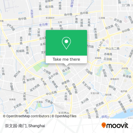 崇文园-南门 map