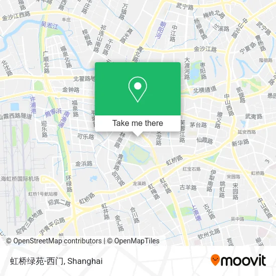 虹桥绿苑-西门 map