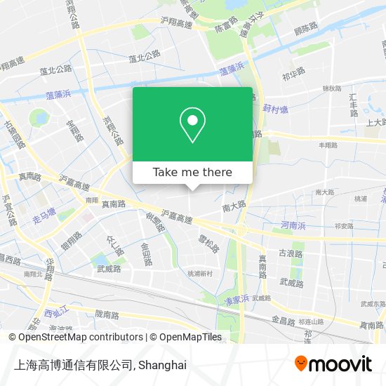 上海高博通信有限公司 map