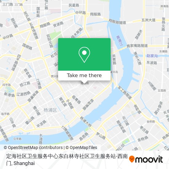定海社区卫生服务中心东白林寺社区卫生服务站-西南门 map
