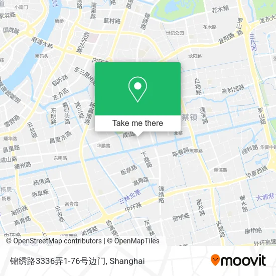 锦绣路3336弄1-76号边门 map
